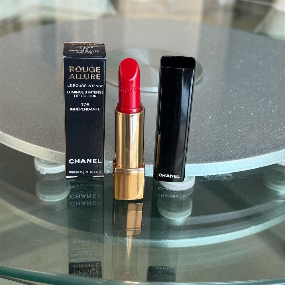 CHANEL Rouge Allure Lipstick 176 Independante Red Luminous Satin 3.5g